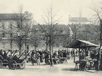 Ilički trg (Mali plac, današnji Britanski trg) 1905. godine